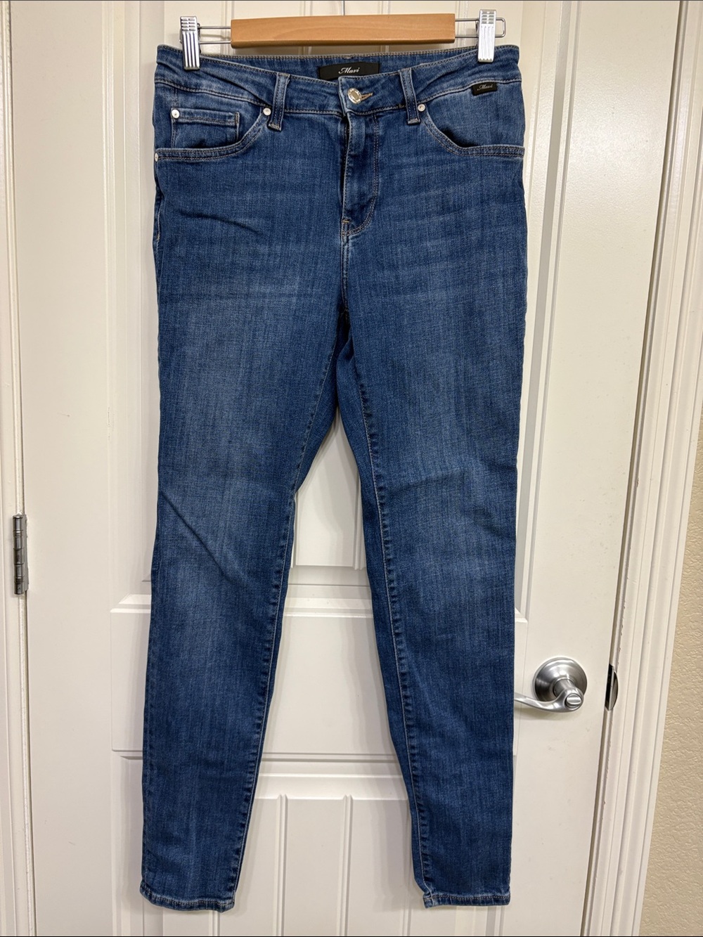 Mavi Alissa Blue High-Rise Super Skinny Jeans
